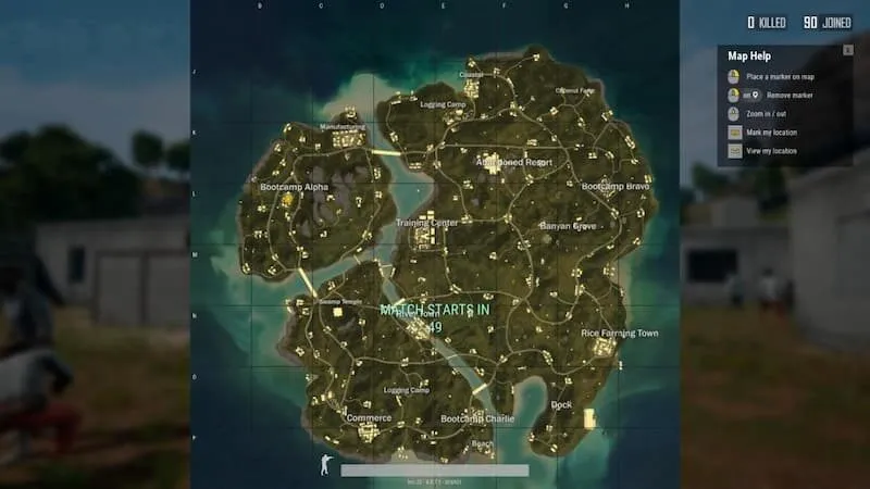 Bản đồ PUBG