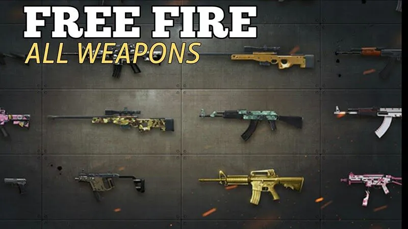 vũ khí Free Fire